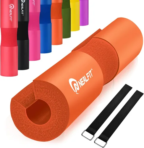 Miniatura 8 de NEALFIT Almohadilla para Barra de Pesos para Sentadillas—Almohadilla para Barra de Pesos—Ideal para Levantamiento de Pesas, Estocadas y Empujes