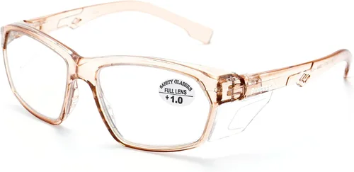 Miniatura 96 de ProtectX Elegantes gafas de seguridad antivaho y resistentes a los arañazos, gafas de protección UV, lentes de bloqueo de luz azul para hombres