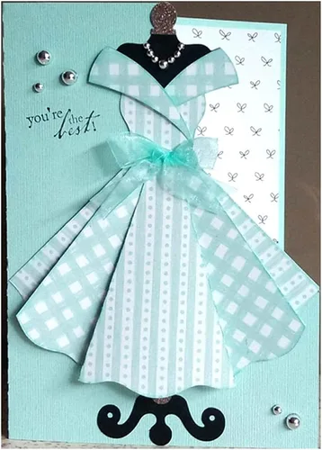 Miniatura 6 de Troqueles de metal para vestir, troqueles de corte para hacer tarjetas, troqueles de relieve para álbumes de recortes, decoración de tarjetas