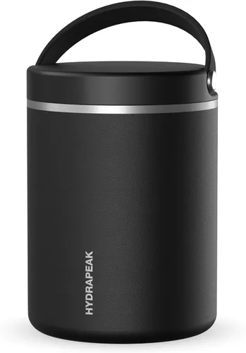 Miniatura 28 de Hydrapeak Tarro de comida de acero inoxidable con aislamiento al vacío de 25 onzas para comida caliente y fría, recipiente de boca ancha a prueba
