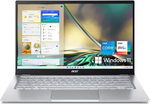 acer Swift 3 SF314-512T-56CT - Laptop delgada y ligera, FHD táctil de 14 pulgadas, Intel Core i5-1240P, gráficos Intel Iris Xe, 16 GB LPDDR4X, SSD