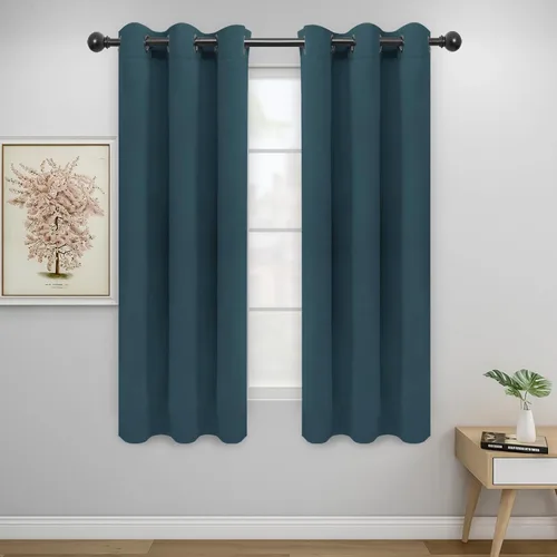 Miniatura 89 de Easy-Going - Cortinas opacas para dormitorio, aislamiento térmico sólido con ojales, cortinas de ventana para reducción de ruido, cortinas