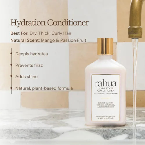 Miniatura 3 de Rahua Acondicionador de hidratación - Para cabello seco, medio a grueso, profundamente hidratante para cabello rizado, rizado y texturizado