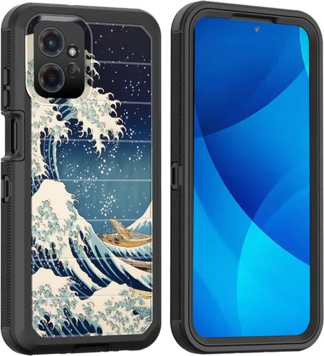 Miniatura 33 de Funda para Moto G Play 4G 2024, cuerpo completo, protección contra caídas, resistente, 3 capas, militar, resistente, duradera, para Motorola Moto G