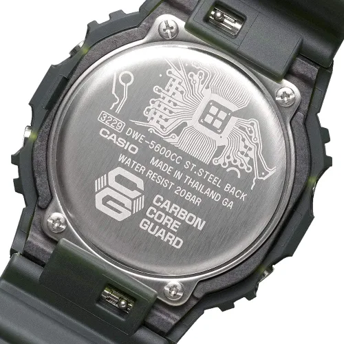 Miniatura 4 de Casio G-Shock - Reloj de cuarzo para hombre con correa de plástico color verde 24 modelo DWE-5600CC-3ER