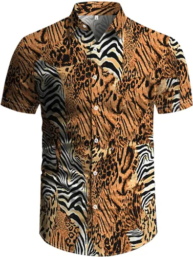 Miniatura 6 de RPOVIG Conjunto de playa a juego con camisas y pantalones cortos para hombre, ropa floral hawaiana para festival, conjuntos de 2 piezas con sombrero