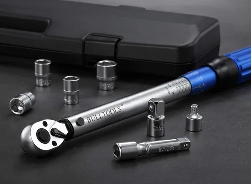 Miniatura 6 de BULLTOOLS Juego de llaves dinamométricas de clic de doble dirección de 3/8 pulgadas, llave dinamométrica de alta precisión de 90 dientes con hebilla