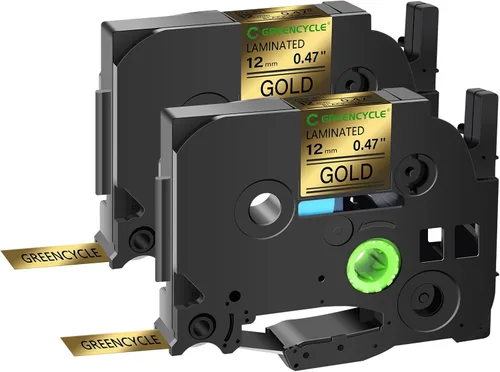 Miniatura 49 de GREENCYCLE TZe-111 - Cinta adhesiva transparente laminada de 0.23 pulgadas compatible con Brother P-Touch TZ-111 TZe111, cinta negra sobre