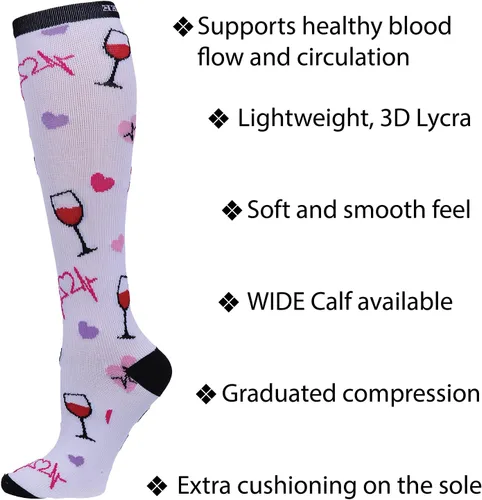Miniatura 7 de Cherokee Printsupport - Calcetines de apoyo para mujer (12 mmHg)