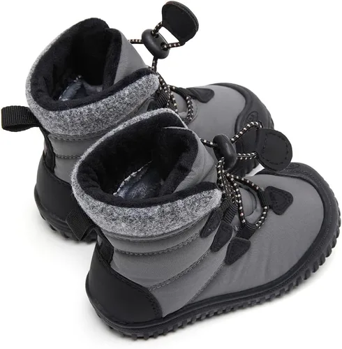 Miniatura 111 de BMCiTYBM Botas de nieve de invierno para bebés y niños pequeños, de piel sintética, cálidas, antideslizantes, zapatos para primeros pasos