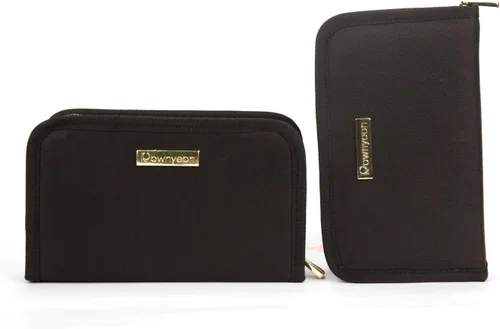 Miniatura 3 de ROWNYEON Estuche organizador de lápiz labial, soporte para lápiz labial, bolsa de maquillaje de viaje, estuche de cosméticos de gran capacidad