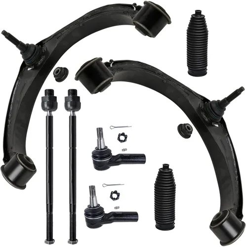 Miniatura 260 de Detroit Axle - Kit de brazos de control de extremo delantero de 8 piezas para Dodge Dakota 00-04, Durango 00-03, 4 brazos de control superior e