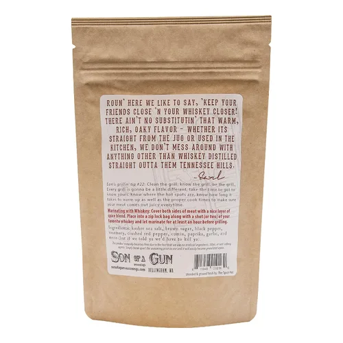 Miniatura 2 de The Spice Hut Son Of A Gun, Condimento para whisky de Tennessee, 3 onzas