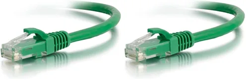 Miniatura 110 de C2G/Cables to Go 27872 Cable de red Ethernet cruzado Cat6 sin blindaje (UTP) sin enganche, amarillo (2,13 metros/7 pies)