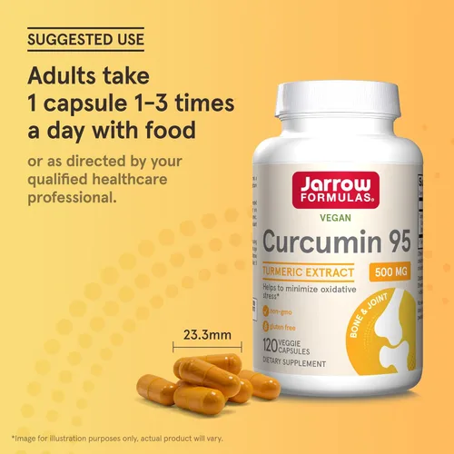 Miniatura 7 de Curcumin 95 de Jarrow Formulas, CUR120, 1, 1
