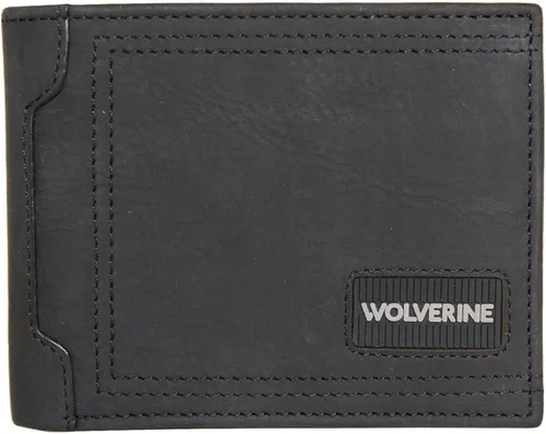 Miniatura 73 de WOLVERINE Billetera plegable de lona/cuero para hombre