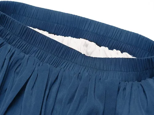 Miniatura 8 de Vestido midi de cintura elástica vintage para mujer