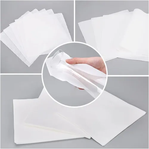 Miniatura 3 de Toallitas de sala limpia de papel de 6 "x 6" (bolsa de 300 piezas) Limpiaparabrisas no tejido Mezcla de celulosa/poliéster para laboratorio
