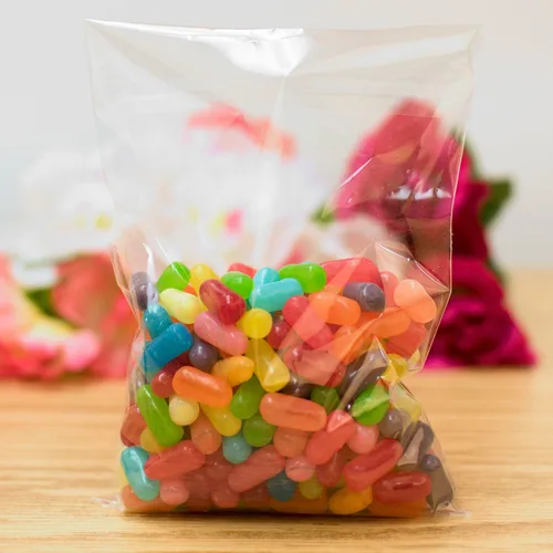 Miniatura 6 de Super Z Outlet Bolsas de celofán transparentes resellables, suministros de cesta de regalo, cierre adhesivo para aperitivos, tarjetas, cartas