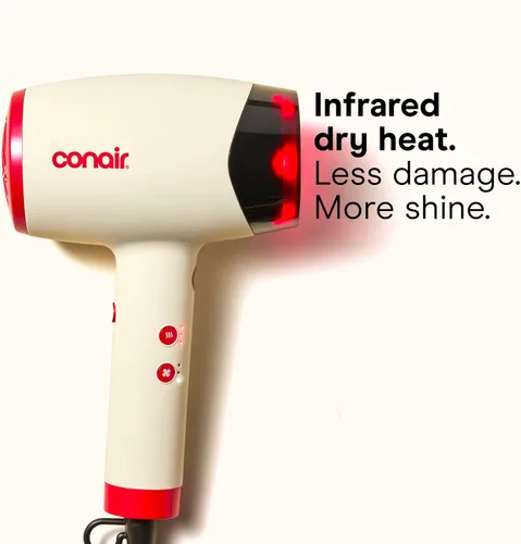 Miniatura 3 de Conair InfinitiPRO - Secador de pelo infrarrojo con doble acondicionador iónico, incluye difusor y concentrador, secador de secado rápido