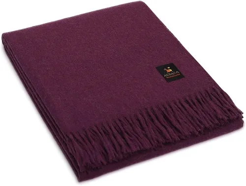 Miniatura 22 de Superfine - Manta de lana de alpaca – Manta ligera de lana merino de alpaca para uso en interiores o exteriores Manta de lana de alpaca peruana