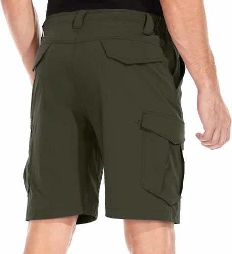 Miniatura 2 de Pantalones cortos de senderismo para hombre, de secado rápido, ligeros, transpirables, para exteriores, de carga.