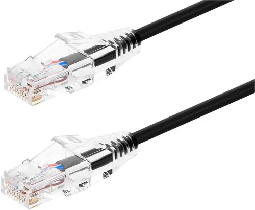 Miniatura 12 de Monoprice - Cable de conexión Ethernet Cat6 14 pies, gris, nivel de componente, UTP 28AWG 550 MHz, cable de cobre desnudo puro, sin enganches, RJ45