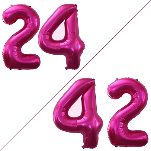 Miniatura 404 de Goer, conjunto de globos de papel aluminio para decoraciones de cumpleaños, globos de las letras de feliz cumpleaños y de números Oro