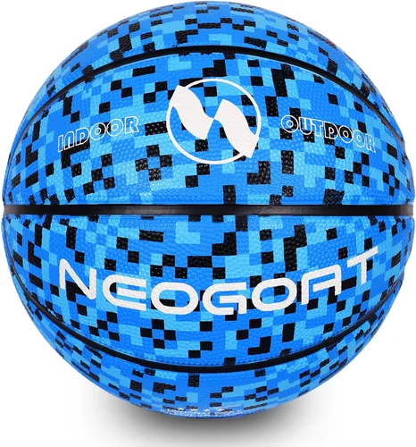 Miniatura 10 de Pelota de baloncesto para niños y jóvenes tamaño 4/5 25.5/27.5", Pelota de baloncesto de goma gruesa y duradera de alto rebote NEOGOAT tamaño 4/5