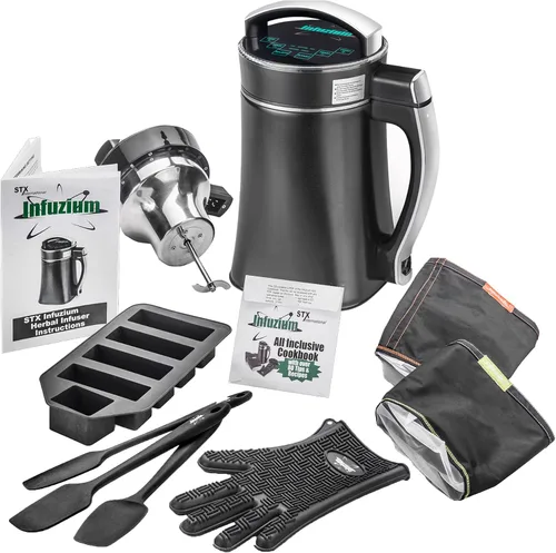 Miniatura 6 de STX International 2 en 1 Combo Kit Completo de Infusor Mágico de Mantequilla, Aceite y Tintura Infuzium Infunde de 1 a 5 Tazas Activador Combo
