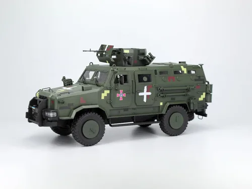 Miniatura 7 de ICM 35014 - 'Kozak-2', Vehículo Blindado Ucraniano Clase MRAP (100% Nuevos moldes) - Escala 1:35