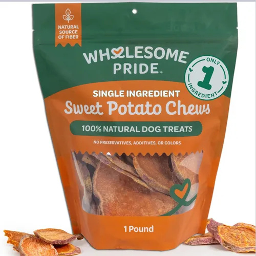Miniatura 11 de Wholesome Pride - Caprichos de batata – premios naturales para perros – veganos, sin gluten y sin granos