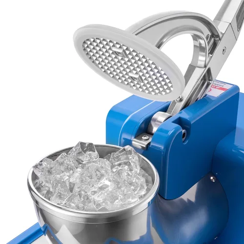 Miniatura 8 de VEVOR - Trituradora de hielo eléctrica comercial de 110 V, 661 libras/hora; certificación ETL, máquina eléctrica de granizado de 300 W, cuchillas