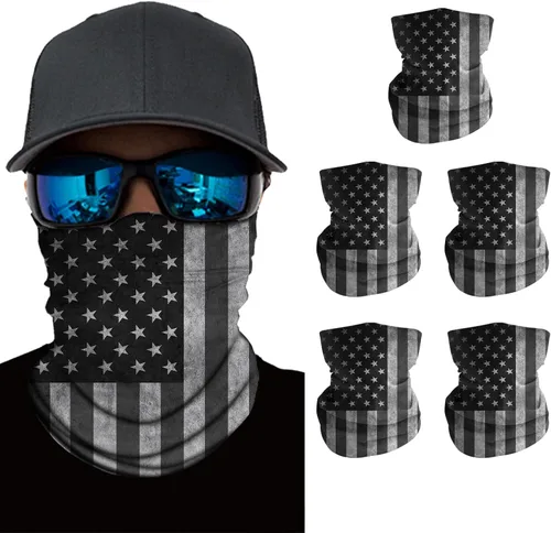 Miniatura 8 de Máscara facial para hombres y mujeres, protección solar UPF 30+, transpirable, bandana para motocicleta, senderismo, pesca
