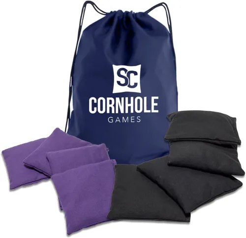 Miniatura 9 de Bolsas de cornhole resistentes al clima (juego de 8) - Tamaño/peso profesional de regulación (16 oz) - Uso en tableros de cornhole profesionales
