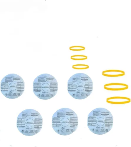 Miniatura 6 de 6 paquetes de 90107 filtros secos, 6 paquetes de bandas de retención, 4 paquetes de reemplazos de fundas de espuma para aspiradora Shop Vac 90585