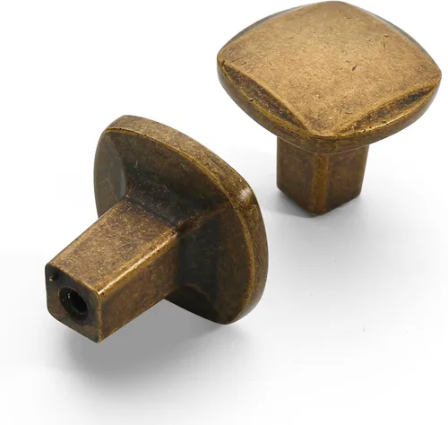 Miniatura 24 de Asidrama - Paquete de 2 manijas de gabinete de cocina de níquel satinado cepillado de 3 pulgadas (76 mm), tiradores de gabinete, herrajes