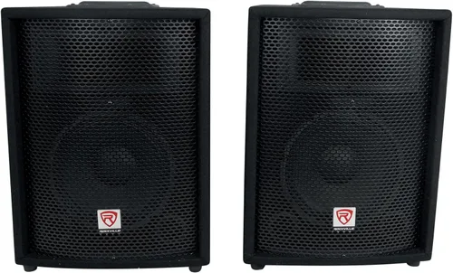 Miniatura 3 de Rockville - Paquete de Sistema PA Mezclador/Amplificador + Altavoces de 10 Pulgadas + Soportes + Micrófonos + Bluetooth, (RPG2X10)
