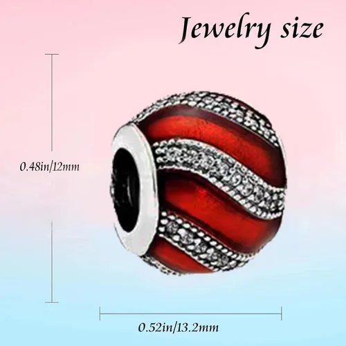 Miniatura 3 de Abalorios de plata de ley 925 para pulseras Pandora, regalos de joyería para mujer y niña.