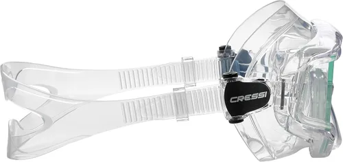 Miniatura 5 de Cressi Panoramic Wide View Mask & Dry Snorkel Kit for Snorkeling, Scuba Diving - Pano 3 & Supernova Dry: Designed in Italy TRANSPARENTE/TRANSPARENTE