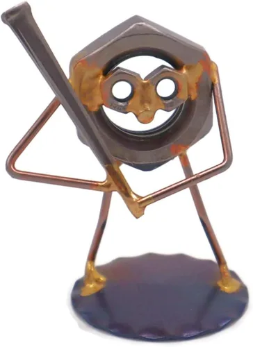 Miniatura 13 de Figura de arte de metal coleccionable hecha a mano, accesorios de escritorio, trofeo, regalo de jefe, decoración de oficina en casa