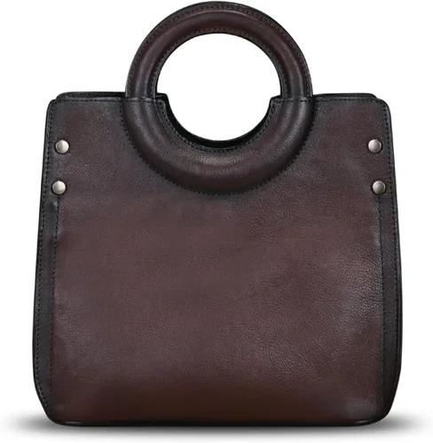 Miniatura 3 de Bolsos de cuero genuino para mujer, bolso de mensajero de moda vintage de cuero real, bolso de hombro, bolso cruzado