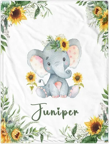 Miniatura 30 de Manta de bebé personalizada para niñas y niños, manta de bebé personalizada con nombre, mantas de regalo personalizadas súper suaves para niños