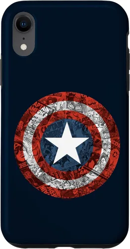 Miniatura 24 de Carcasa para iPhone 11, diseño de Capitán América, con escudo de cómics
