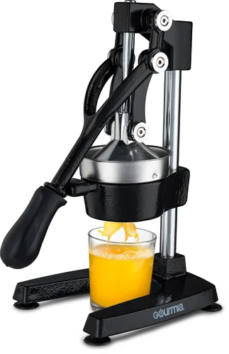 Gourmia GMJ9970 Exprimidor de cítricos grande – Prensa de grado comercial para naranja, pomelo y limón – Extrae el máximo jugo – Base y mango de