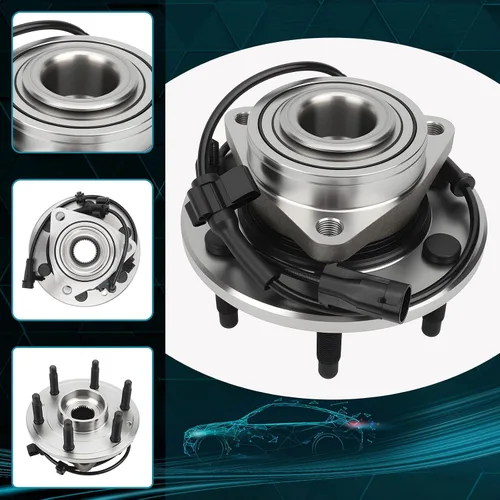 Miniatura 2 de IRONTEK 515036, montaje de buje y cojinete de rueda delantera 4WD/AWD compatible con Cadillac Escalade, Chevy Silverado/Tahoe/Suburban/Avalanche