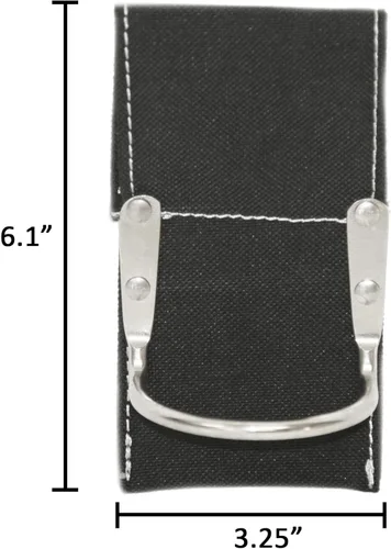 Miniatura 7 de Gatorback B145 Carpenters Triple Combo con cinturón de soporte trasero Pro-Comfort. Cinturón de trabajo resistente (pequeño 26"-30" sobre la ropa)