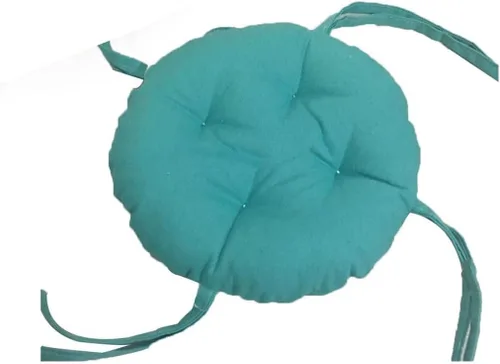 Miniatura 10 de Cojines de asiento redondos para exteriores con lazos, almohadillas para sillas de pana súper suaves, antideslizantes, herramientas para sillas