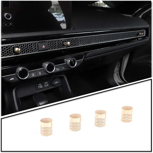 Miniatura 10 de PIUGILH Cubierta de palanca de ventilación de aire, perilla de salida de viento, adornos decorativos para Honda Civic 2022-2024 para Honda CRV 2023