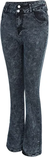 Miniatura 4 de Jean Pants for Women Cut up Pocket Women's Trousers Flared Wide Button Skinny Leg High Waist Jeans 2022 Jeans
